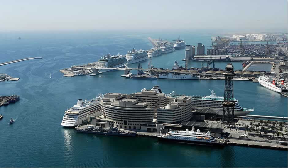 barcelona airport to cruise ship